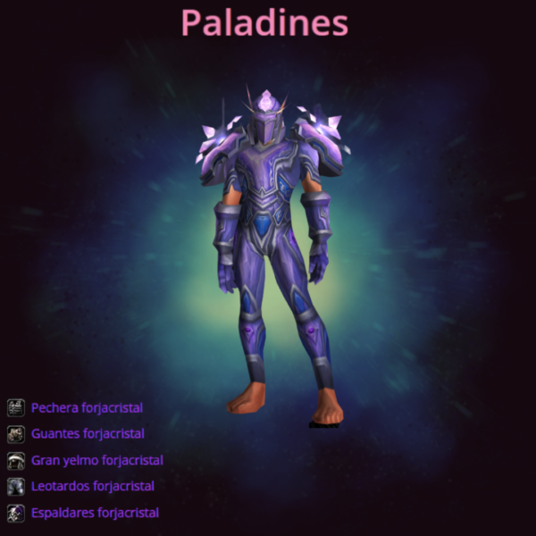 Vestiduras forjacristal